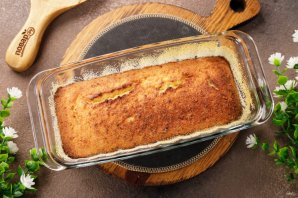 Творожный пирог с манкой