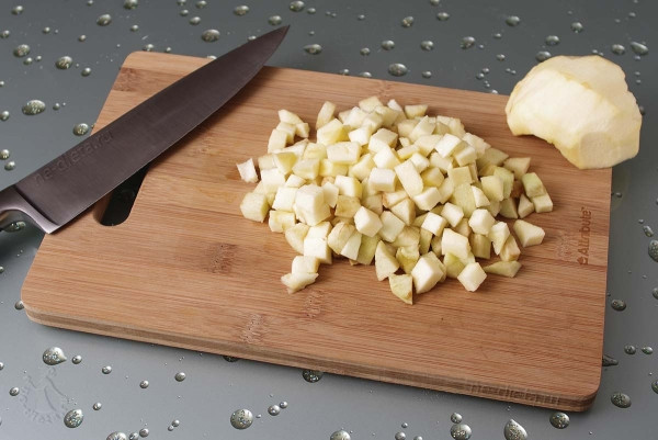 Салат из креветок в тарталетках