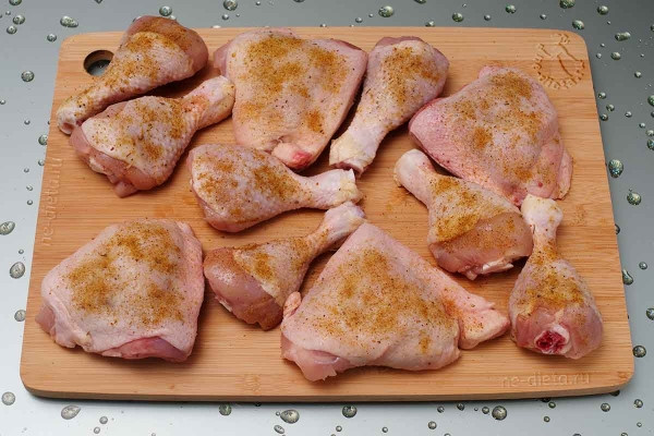 Курица с черносливом