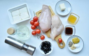 Курица по-гречески с фетой Курица по-гречески с фетой