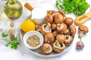 Шампиньоны на шпажках