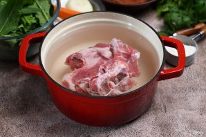 Щавелевый суп с мясом Щавелевый суп с мясом