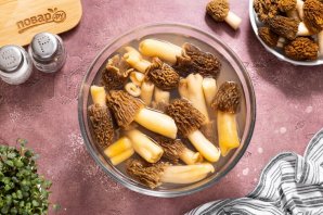 Сморчки, жареные с картошкой