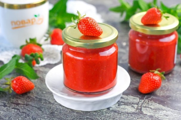 Варенье из клубники без варки Варенье из клубники без варки