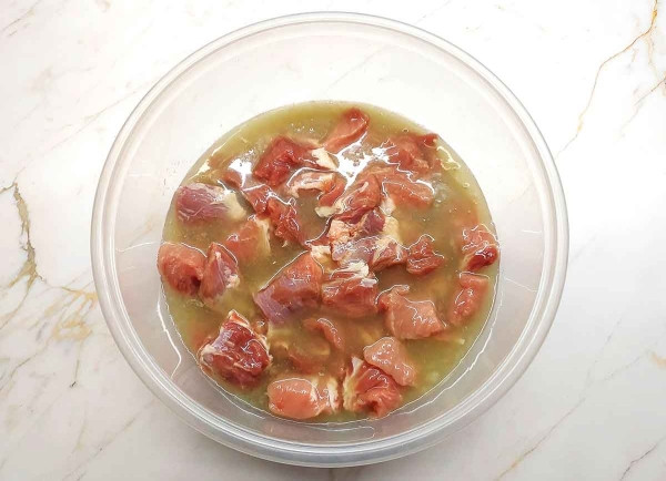 Шашлык в луковом соке