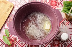 Курица с щавелем