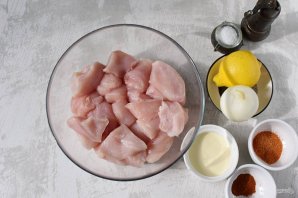 Шашлык из куриной грудки