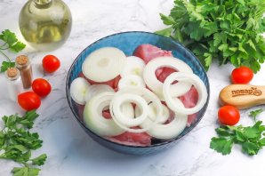 Шашлык из свинины в аэрогриле