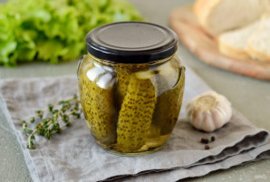 Маринованные огурцы хрустящие