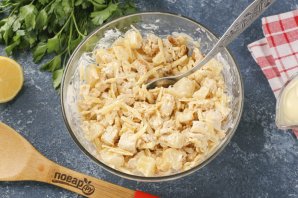 Салат "Курица с ананасами" Салат "Курица с ананасами"