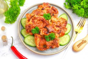 Шашлык из курицы в майонезе Шашлык из курицы в майонезе