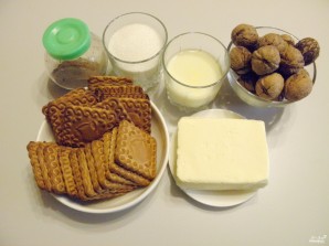Шоколадная колбаса из печенья Шоколадная колбаса из печенья