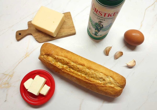 Закусочные гренки с сыром