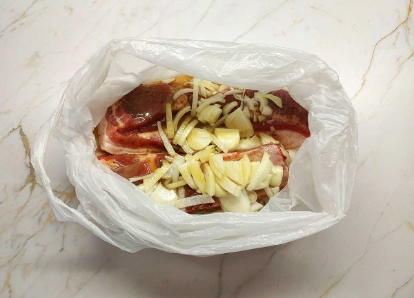 Грудинка на мангале