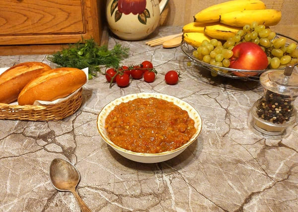 Икра из запеченных баклажанов Икра из запеченных баклажанов