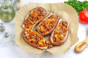 Баклажаны фаршированные по-азербайджански
