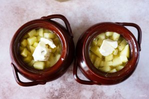 Говядина в горшочках