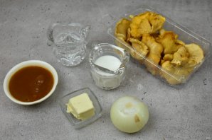 Грибной соус с лисичками