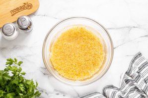 Перцы фаршированные булгуром и грибами Перцы фаршированные булгуром и грибами