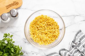 Перцы фаршированные булгуром и грибами Перцы фаршированные булгуром и грибами
