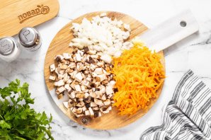 Перцы фаршированные булгуром и грибами Перцы фаршированные булгуром и грибами