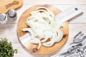 Картофель, запеченный с лисичками