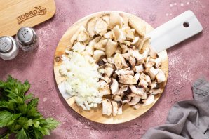 Картофельный пирог с грибами Картофельный пирог с грибами