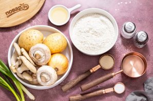 Картофельный пирог с грибами Картофельный пирог с грибами