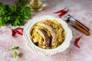 Квашеная капуста со свининой