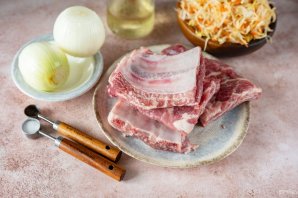Квашеная капуста со свининой
