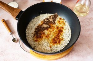 Пирог с тыквой и рисом