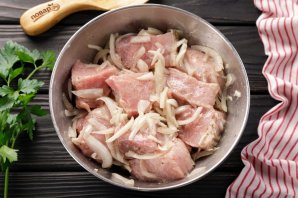 Шашлык с лимоном