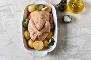 Запечённая курица