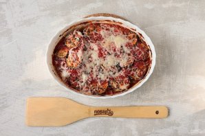 Запеканка из кабачков и баклажанов