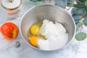 Запеканка из тыквы и яблок