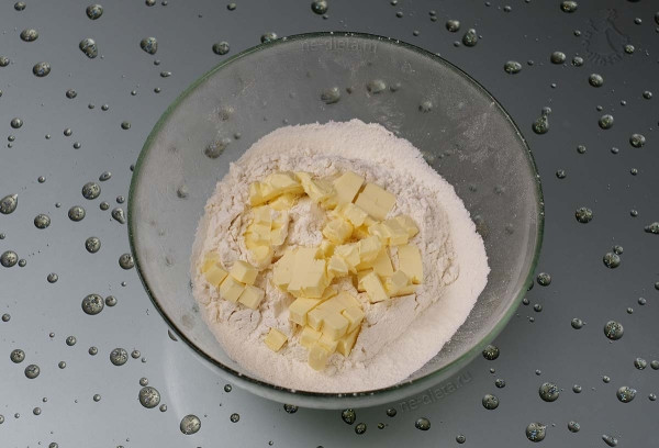 Лоранский пирог с курицей и грибами