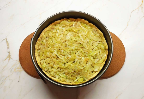 Киш с капустой