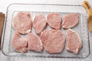 Мясо по-французски с картошкой и грибами Мясо по-французски с картошкой и грибами