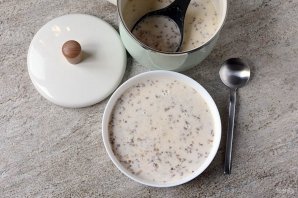 Молочный суп с гречкой