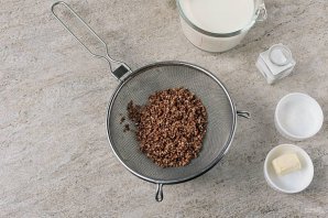 Молочный суп с гречкой