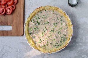 Пирог с тунцом и картофелем
