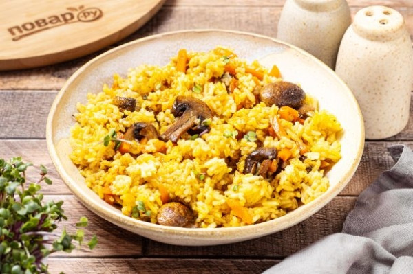 Плов с грибами Плов с грибами