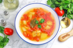 Постный суп в мультиварке