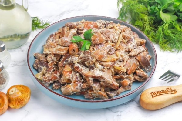 Рыжики в мультиварке