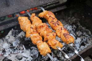 Шашлык из филе курицы