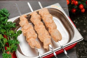 Шашлык из филе курицы