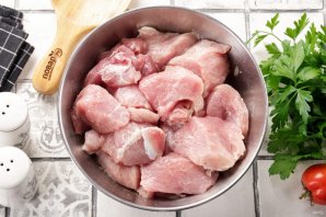 Шашлык из свинины с луком