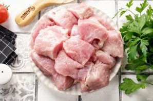 Шашлык из свинины с луком